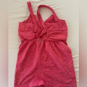 Athleta pink yoga top